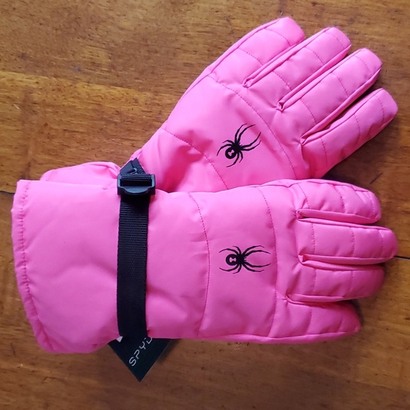 Spyder Accessories - Women's Spyder Puffer Insulated Gloves - Pink